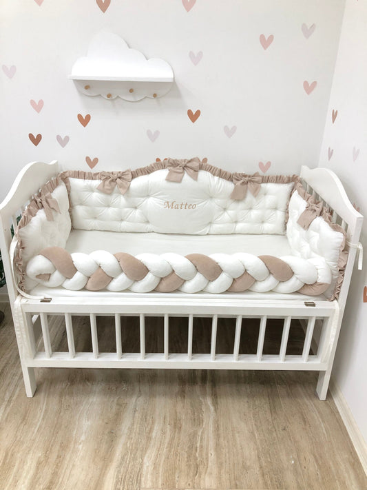 Luxury Personalized Crib Bumper “Prince”