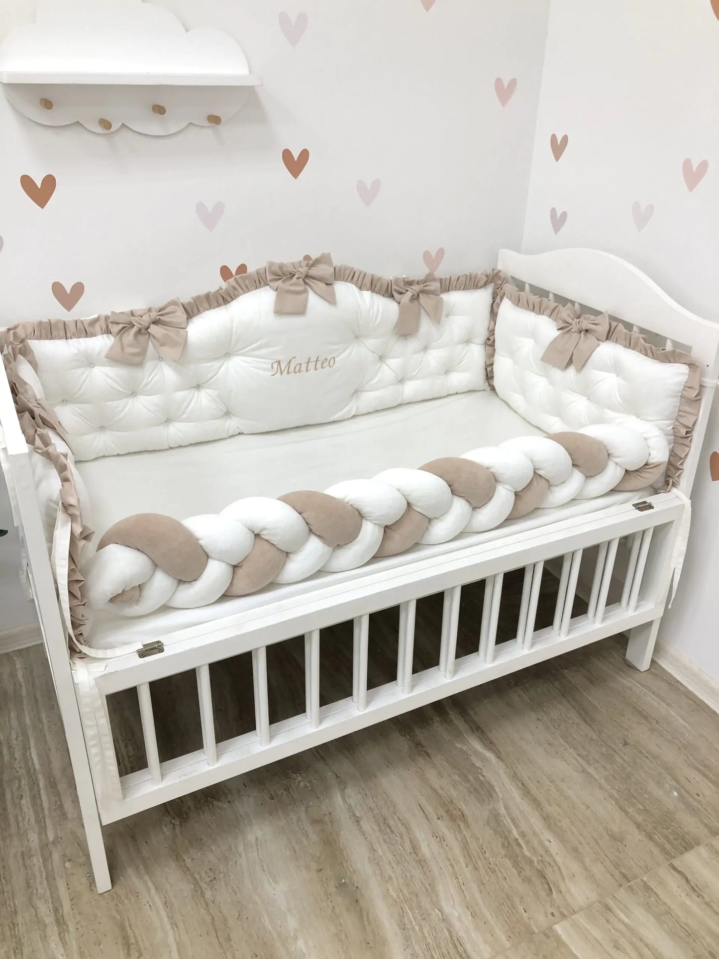 Luxury Personalized Crib Bumper “Prince”