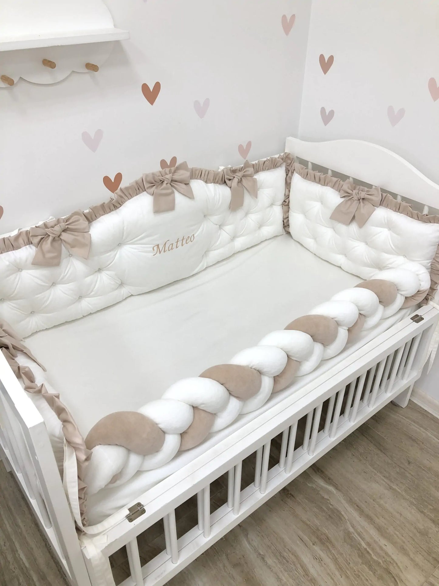 Luxury Personalized Crib Bumper “Prince”