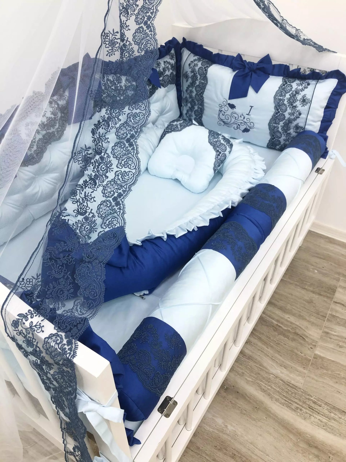 Crib set “Blue Little Prince”