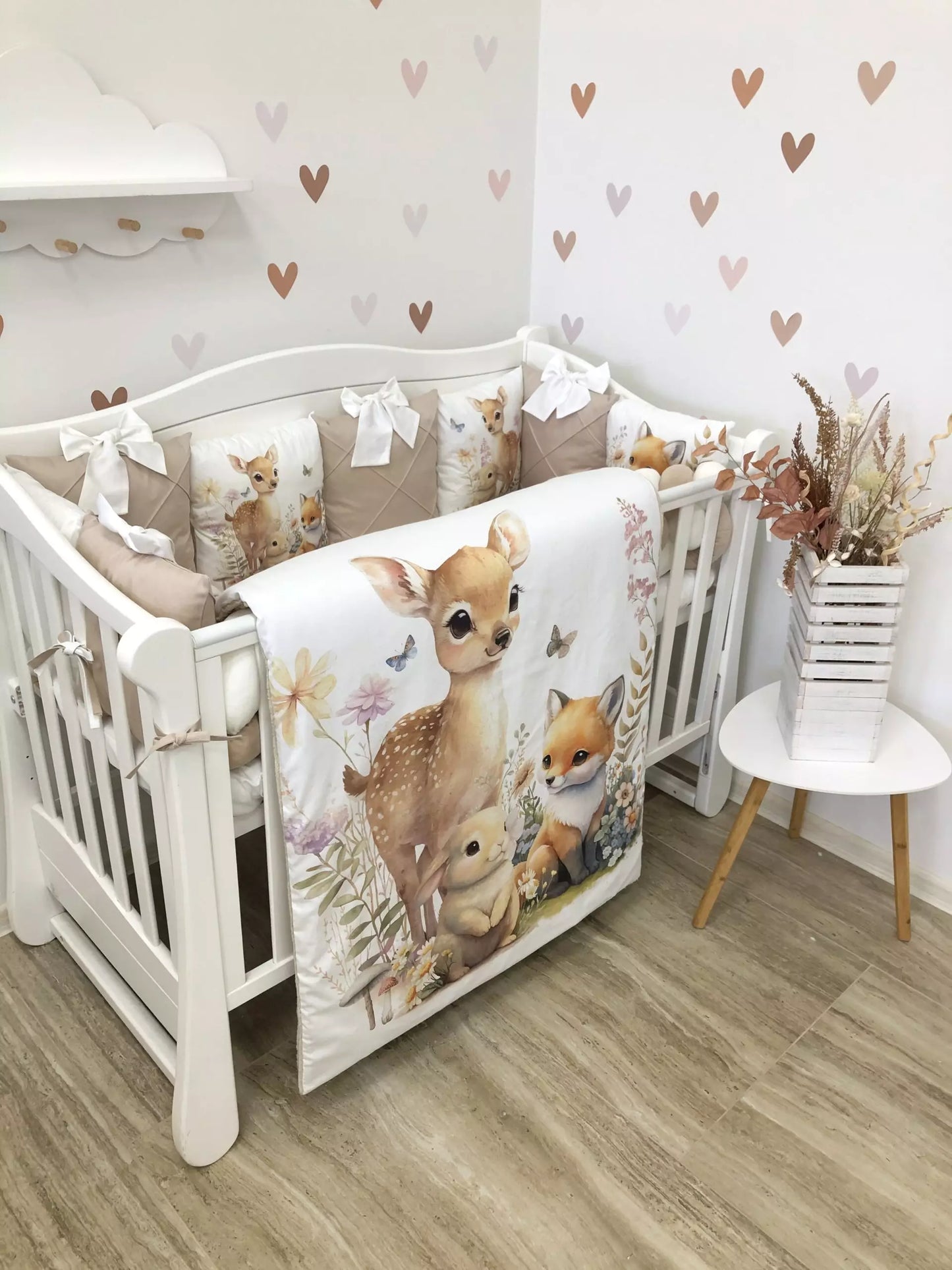 Crib Bedding set “Forest Animals”