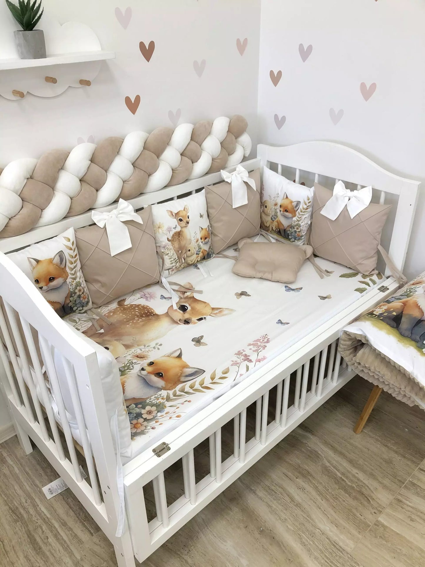 Crib Bedding set “Forest Animals”