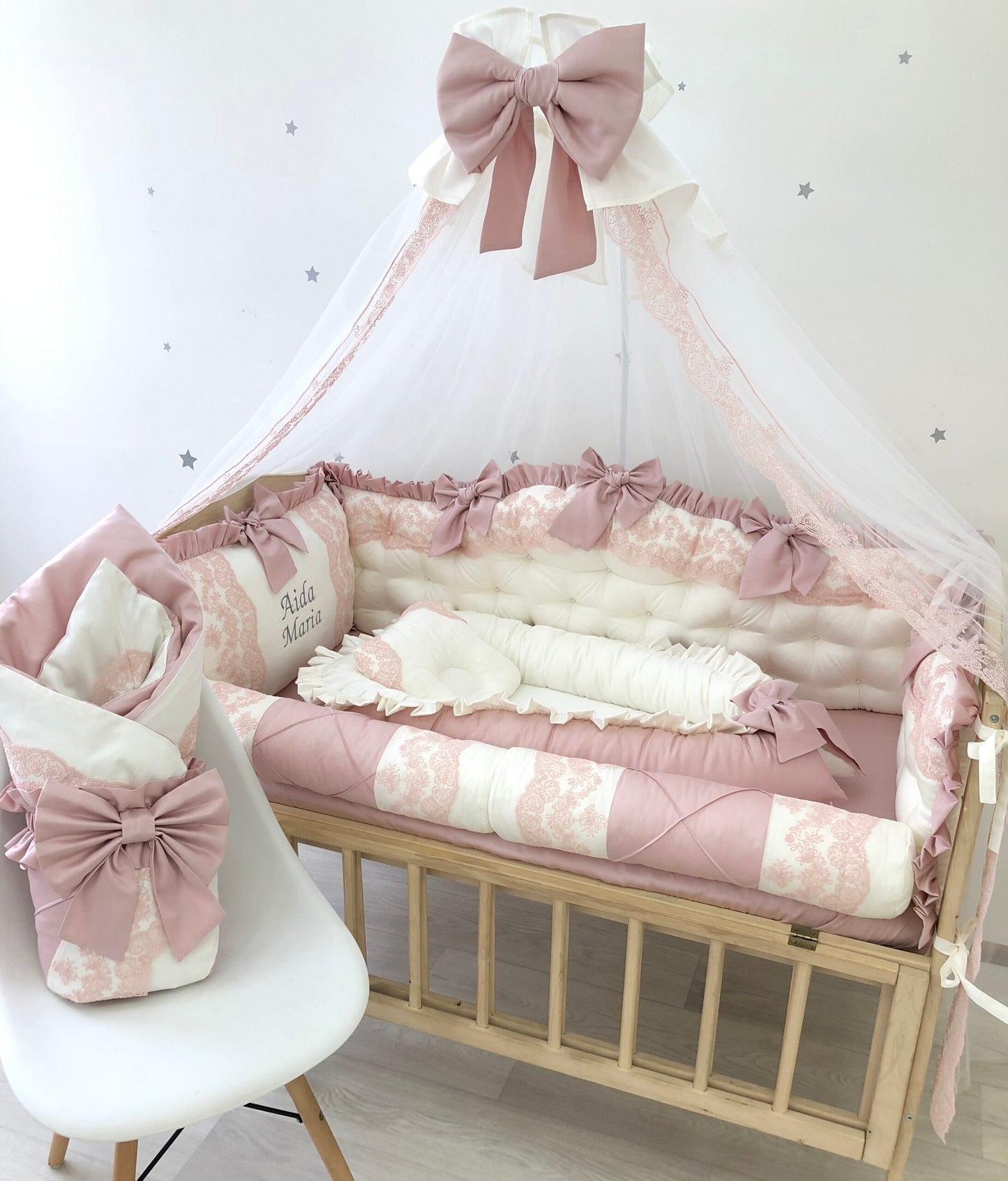 Crib set “Little Princess”