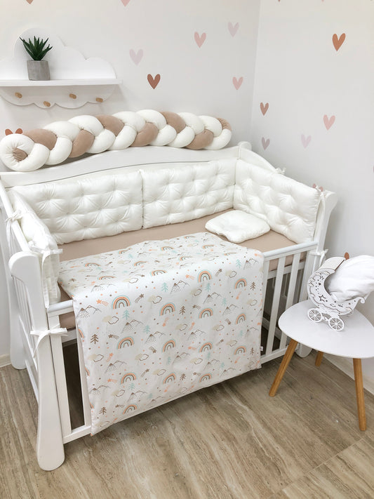 Crib set "Latte"