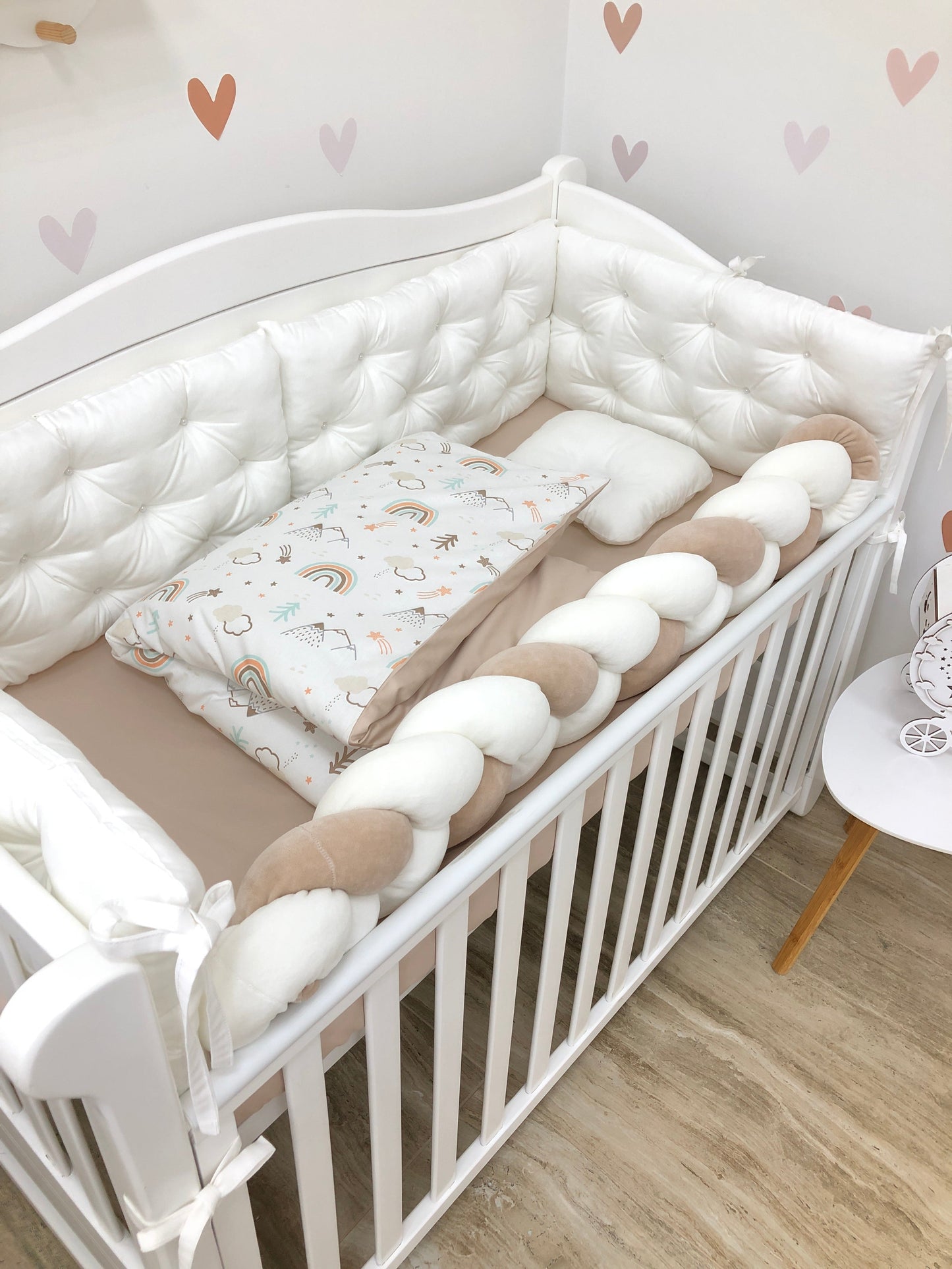 Crib set "Latte"