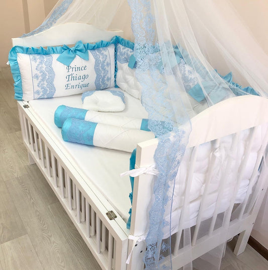 Crib set “Azure Royal Dream”