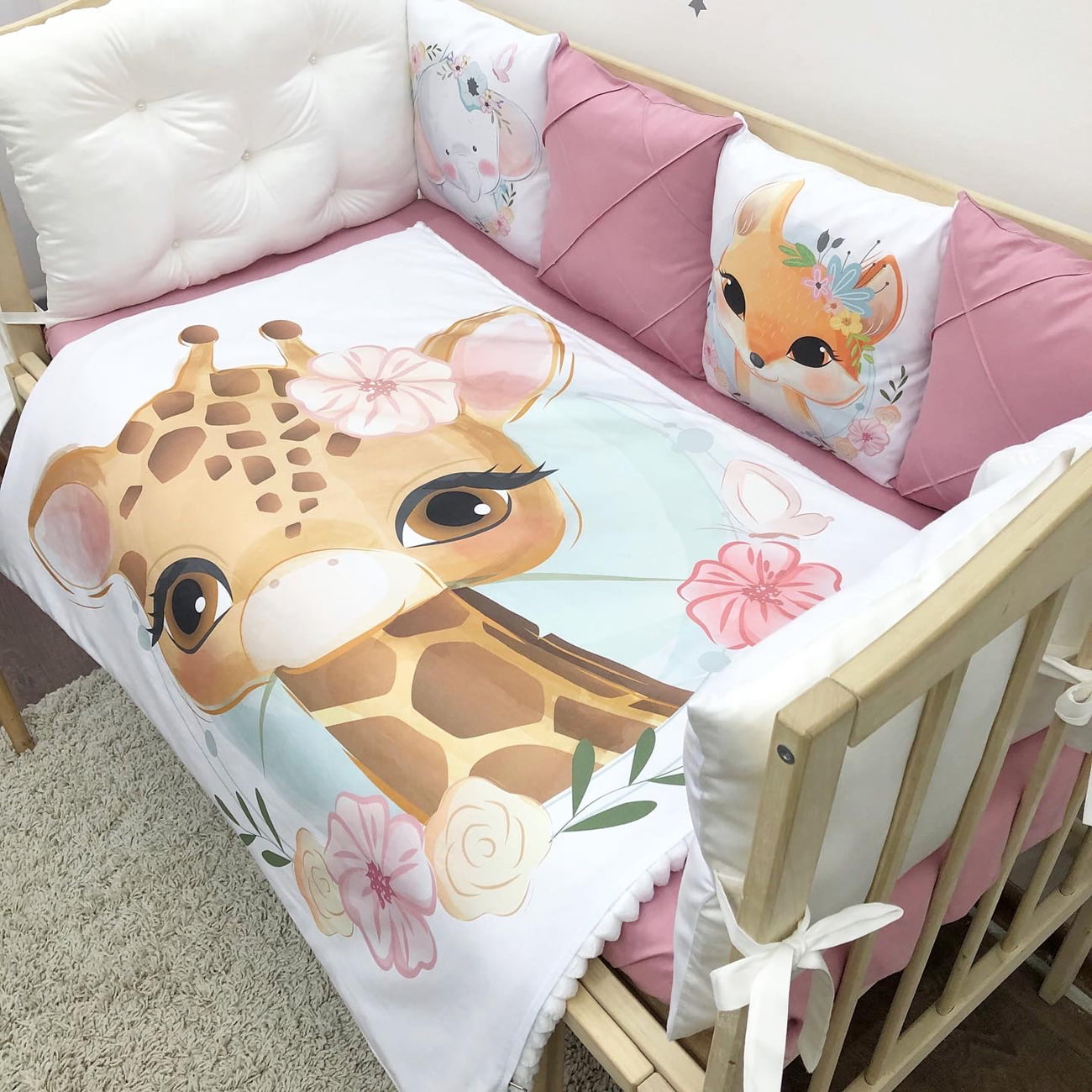 Crib set “Safari“