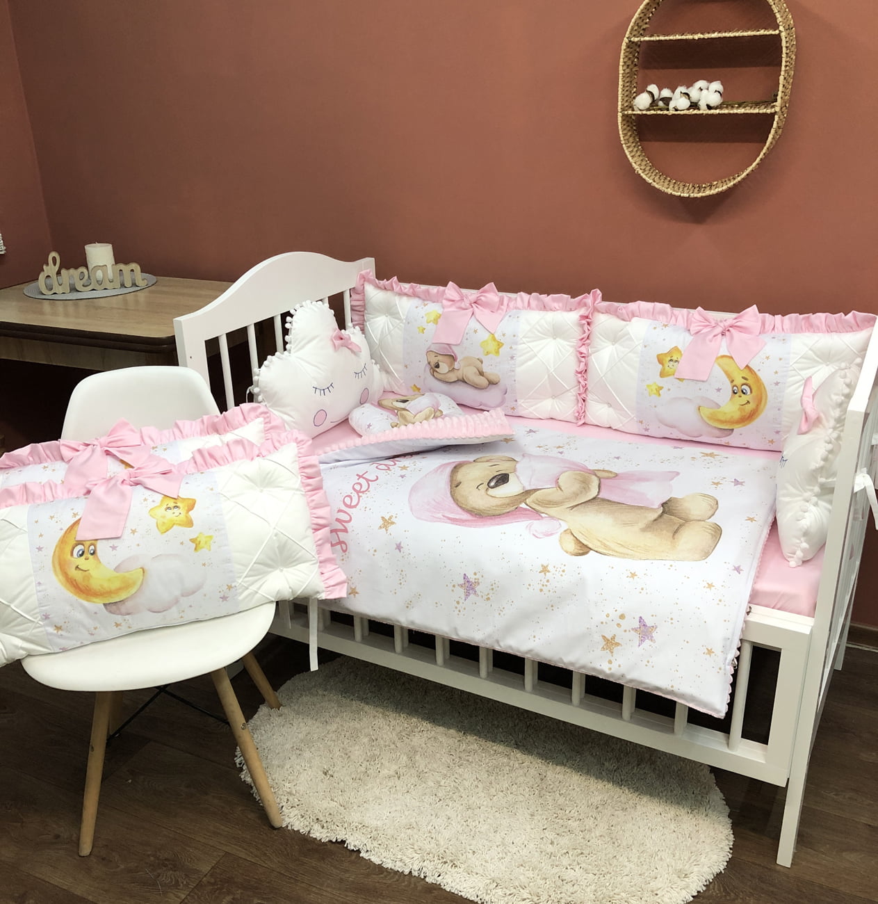 Crib set “Sweet Dreams”