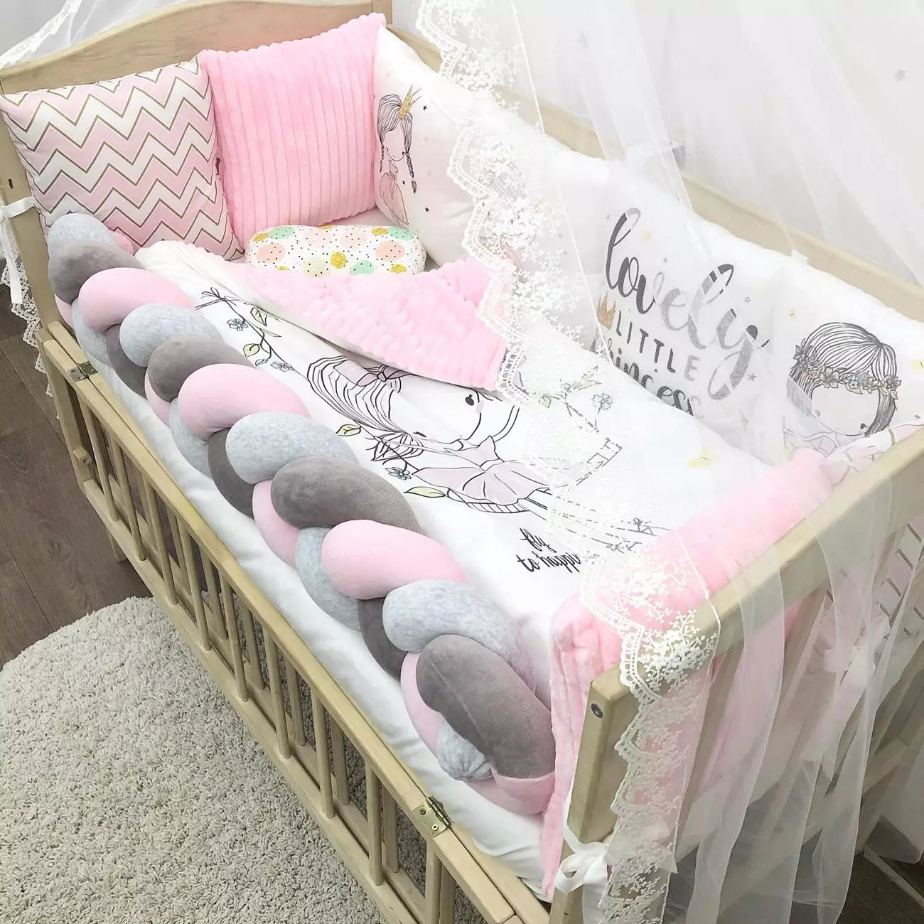 Crib Bedding Sets “Baby girl”