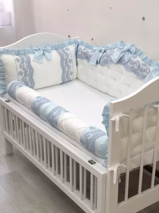 Crib Bumper “Royal luxury nursery bedding crib bumpers“