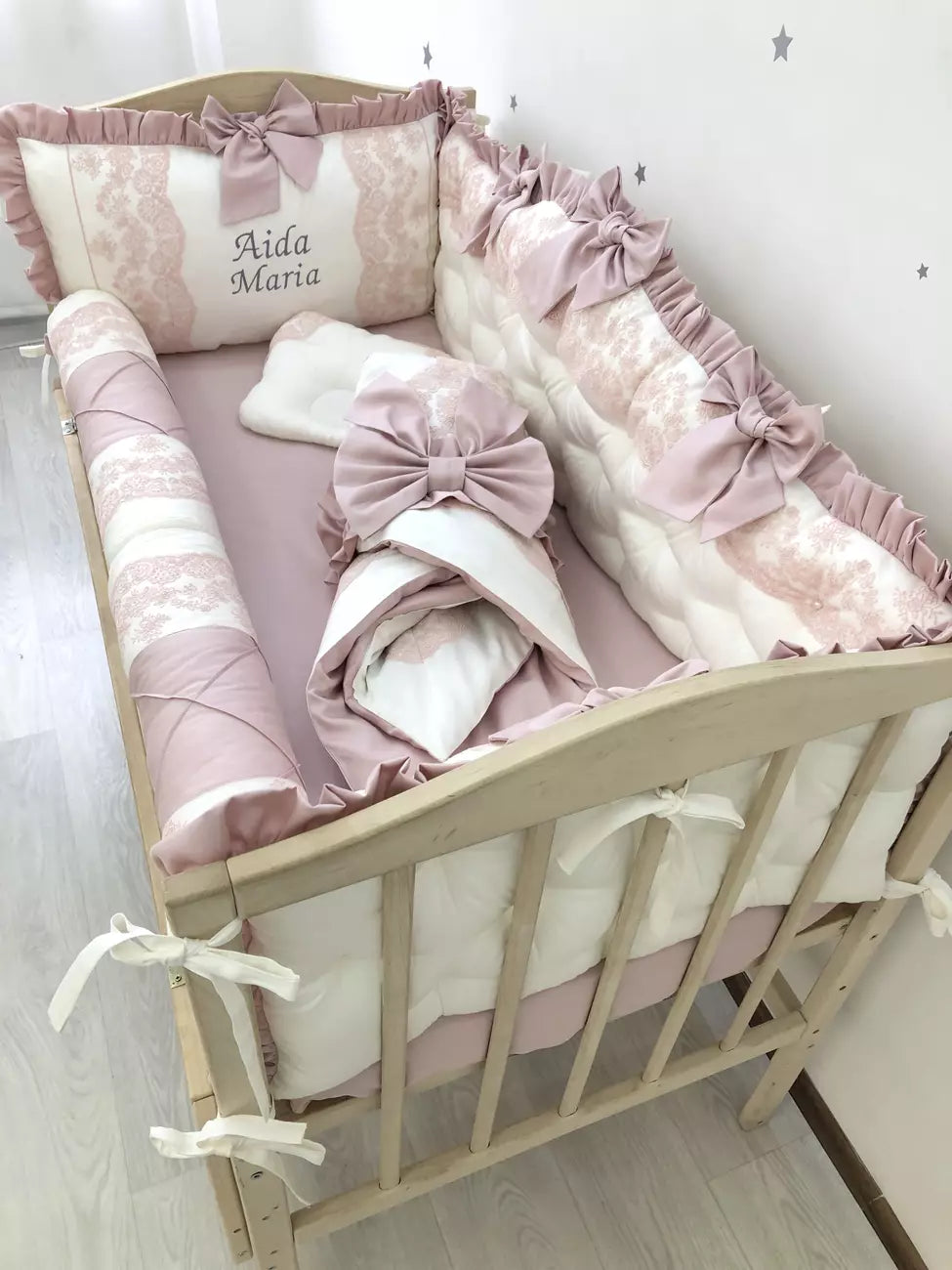 Crib set “Little Princess”