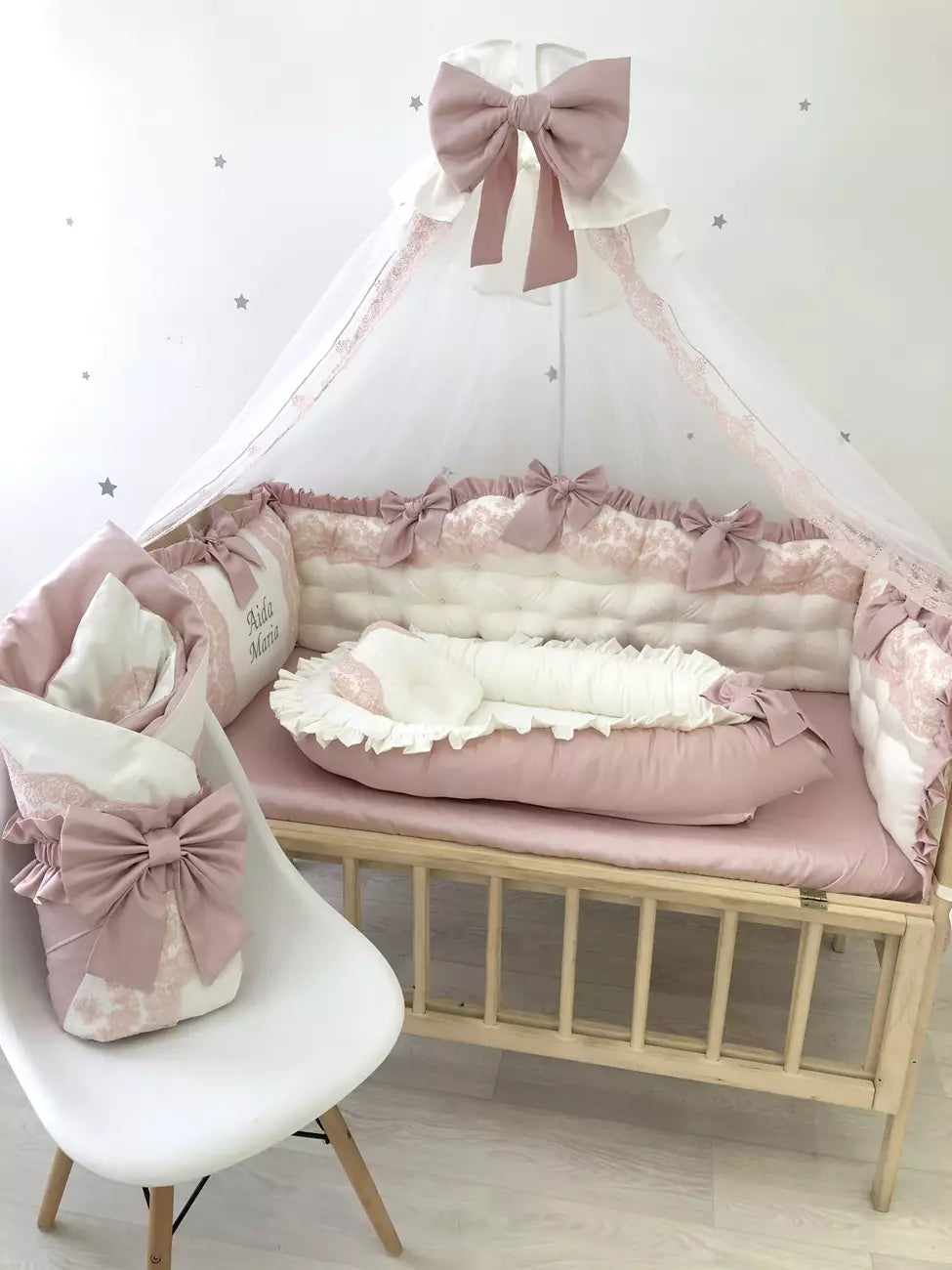 Crib set “Little Princess”