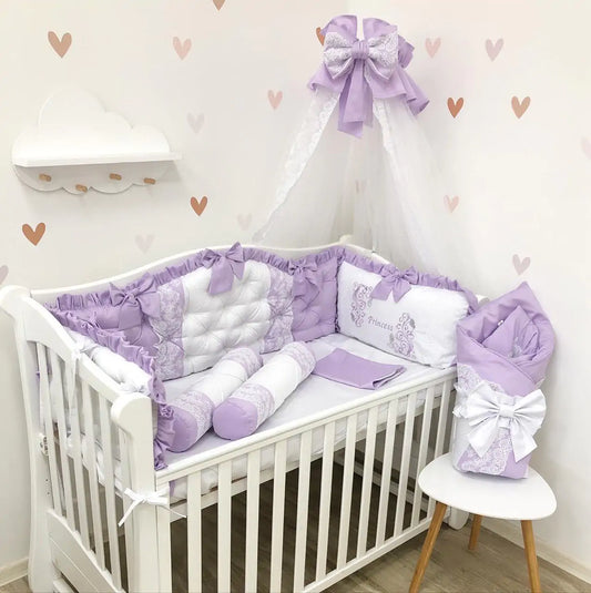 Royal luxury bedding set Lavender color